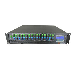 16-portowy wzmacniacz optyczny EDFA 34dBm 1550 CATV WDM EDFA Do sieci Triple Play GPON OLT