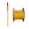 Żółty, szczelnie zbuforowany kabel światłowodowy, kabel światłowodowy GJFJV Indoor SM MM 0,9 mm