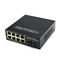 1 Fibre + 8 Rj45 Port Fibre Gigabit Ethernet Media Converter Wysoka wydajność