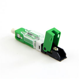 Zielone złącze światłowodowe SC APC ESC250D Typ Do kabla 2.0 o wysokości 1,6 mm