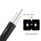 4-żyłowy kabel światłowodowy Kabel G657 Ftth Drop z przewodem komunikacyjnym GJYXCH